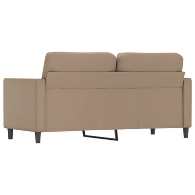 vidaXL 2-personers sofa 140 cm kunstlæder cappuccino