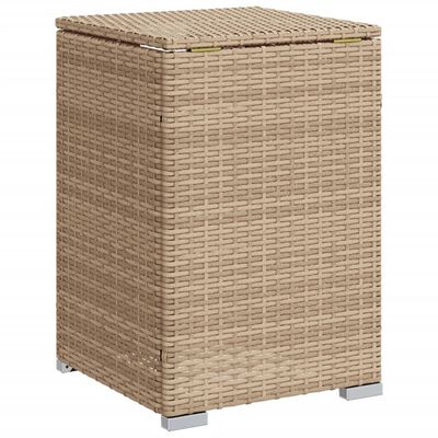 vidaXL gasflaskeskjuler 40x40x60 cm polyrattan beige