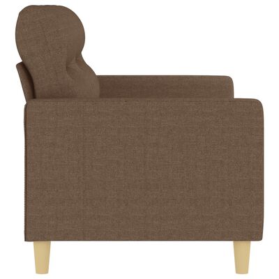 vidaXL 2-personers sofa 140 cm stof brun