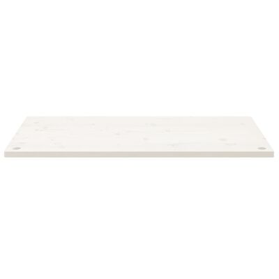 vidaXL skrivebordsplade 100x60x2,5 cm massivt fyrretræ hvid