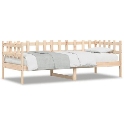 vidaXL daybed uden madras 90x200 cm massivt fyrretræ