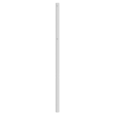 vidaXL sengegavl 107 cm metal hvid