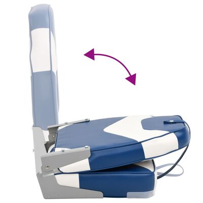vidaXL bådsædesæt i 2 dele med højt ryglæn foldbart