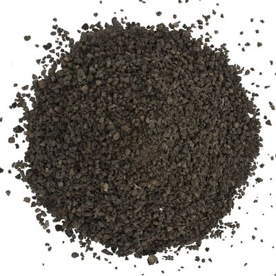 vidaXL basaltgrus 25 kg 3-5 mm sort