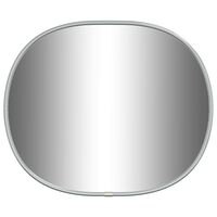 vidaXL vægspejl 30x25 cm sølvfarvet