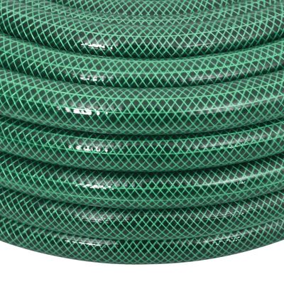 vidaXL haveslange med tilbehørssæt 0,75" 10 m PVC grøn