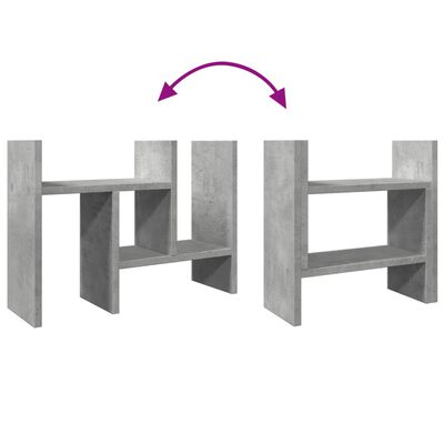 vidaXL dueslag 34,5x15,5x35,5 cm konstrueret træ betongrå