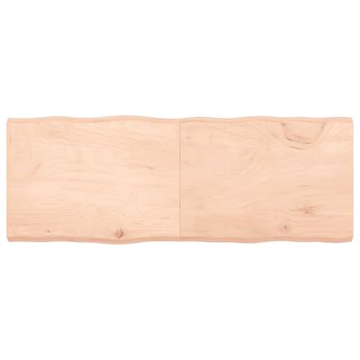 vidaXL bordplade 160x60x(2-6)cm naturlig kant ubehandlet massivt træ