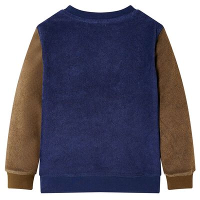 Sweatshirt til børn str. 104 marineblå