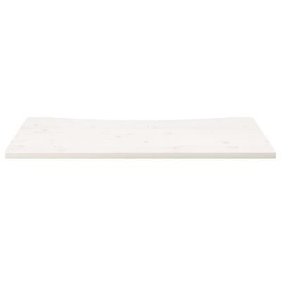 vidaXL skrivebordsplade 110x55x2,5 cm massivt fyrretræ hvid