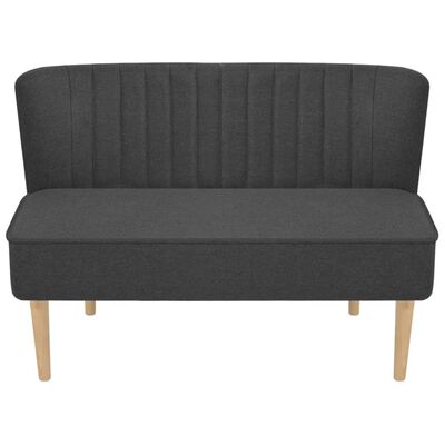 vidaXL sofa i stof 117x55,5x77 cm mørkegrå