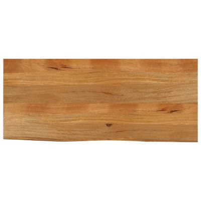 vidaXL bordplade 140x60x2,5 cm naturlig kant massivt mangotræ