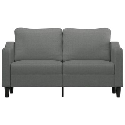 vidaXL 2-personers sofa 140 cm stof mørkegrå