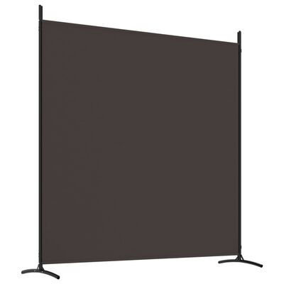 vidaXL 3-panels rumdeler 525x180 cm stof brun