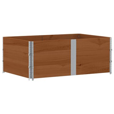 vidaXL plantekasse 150x100 cm massivt fyrretræ brun