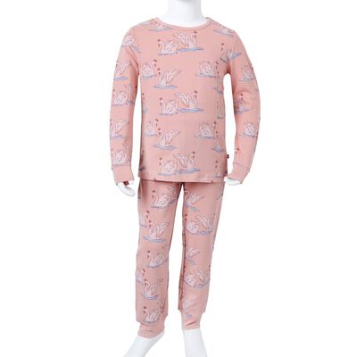 Pyjamas til børn str. 116 lyserød