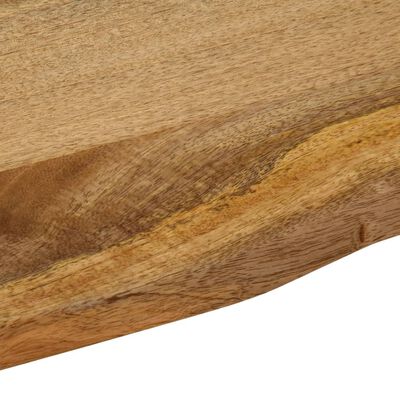 vidaXL bordplade 100x80x3,8 cm naturlig kant massivt mangotræ