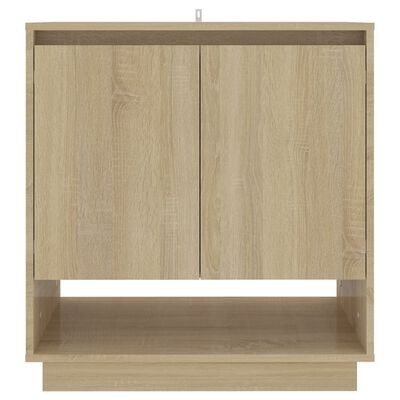 vidaXL skænk 70x41x75 cm konstrueret træ sonoma-eg