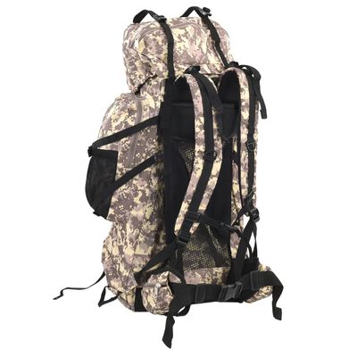 vidaXL vandretaske 60 l camouflage oxfordstof brun