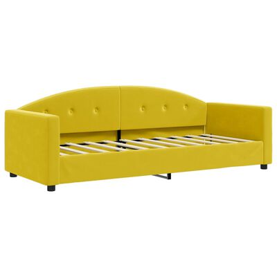 vidaXL daybed 80x200 cm velour gul