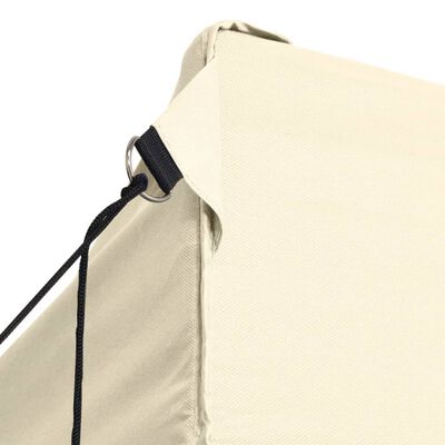 vidaXL foldbart pop-up telt med 4 sidevægge 3 x 4,5 m cremehvid