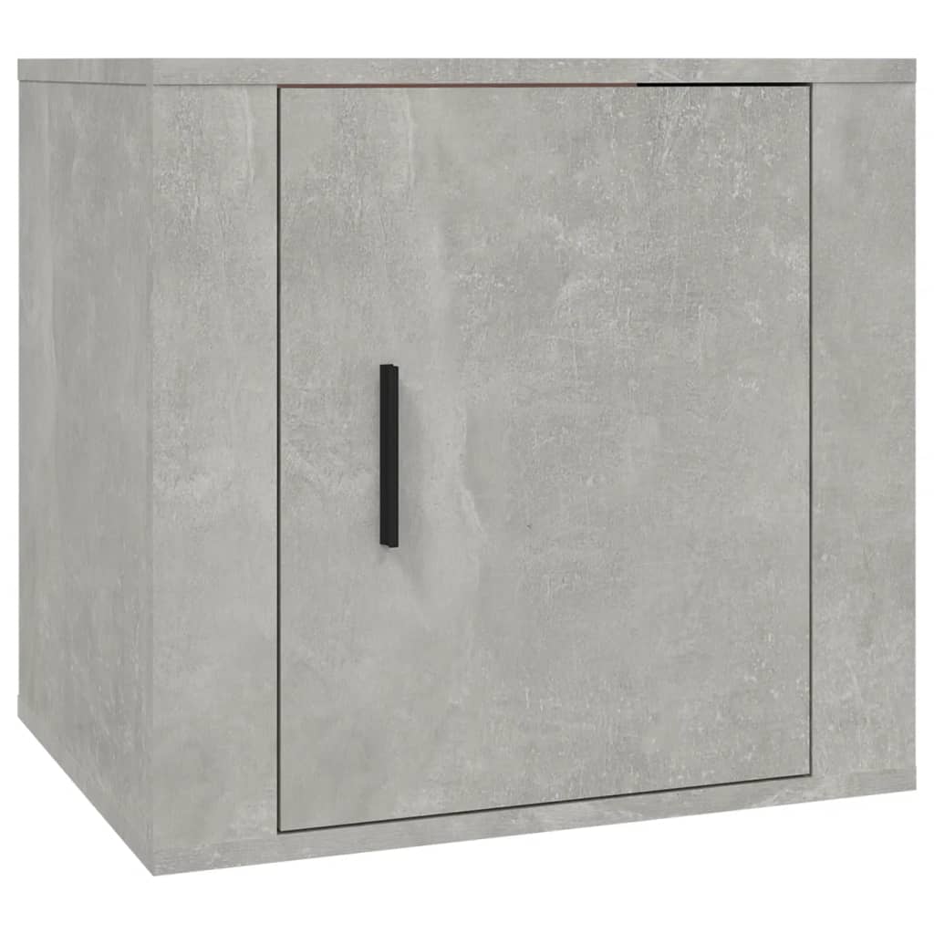 vidaXL sengebord 50x39x47 cm betongrå