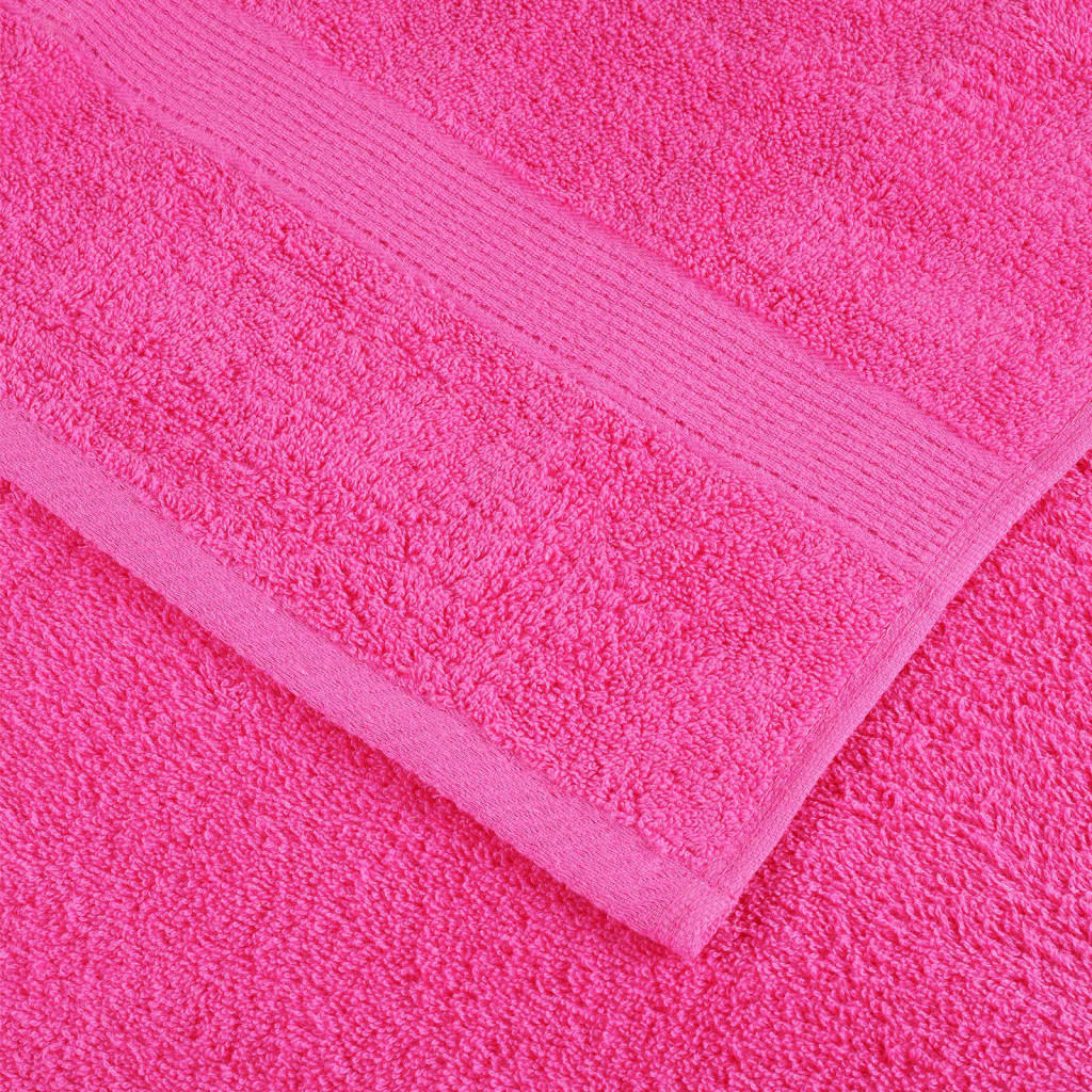 vidaXL saunahåndklæder SOLUND 2 stk. Premium 80x200 cm 600 g/m2 pink