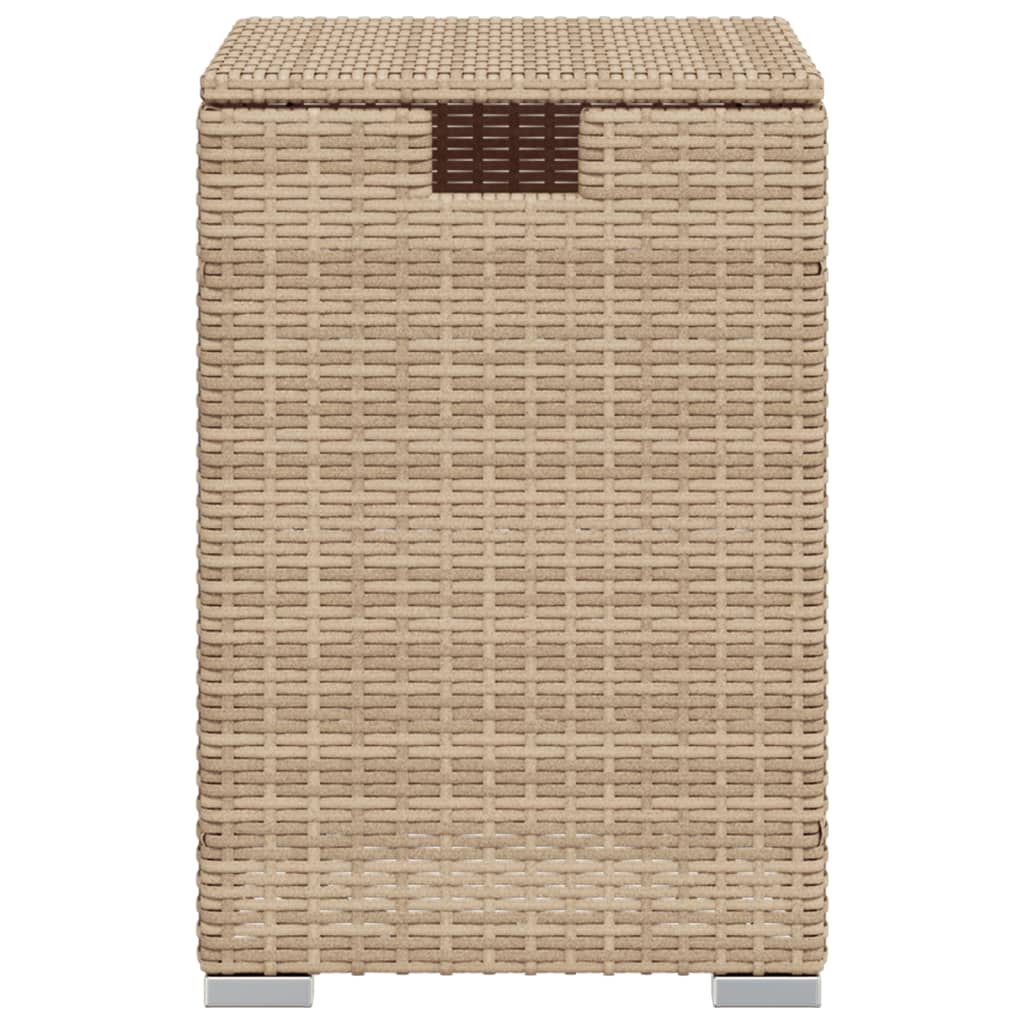 vidaXL gasflaskeskjuler 40x40x60 cm polyrattan beige