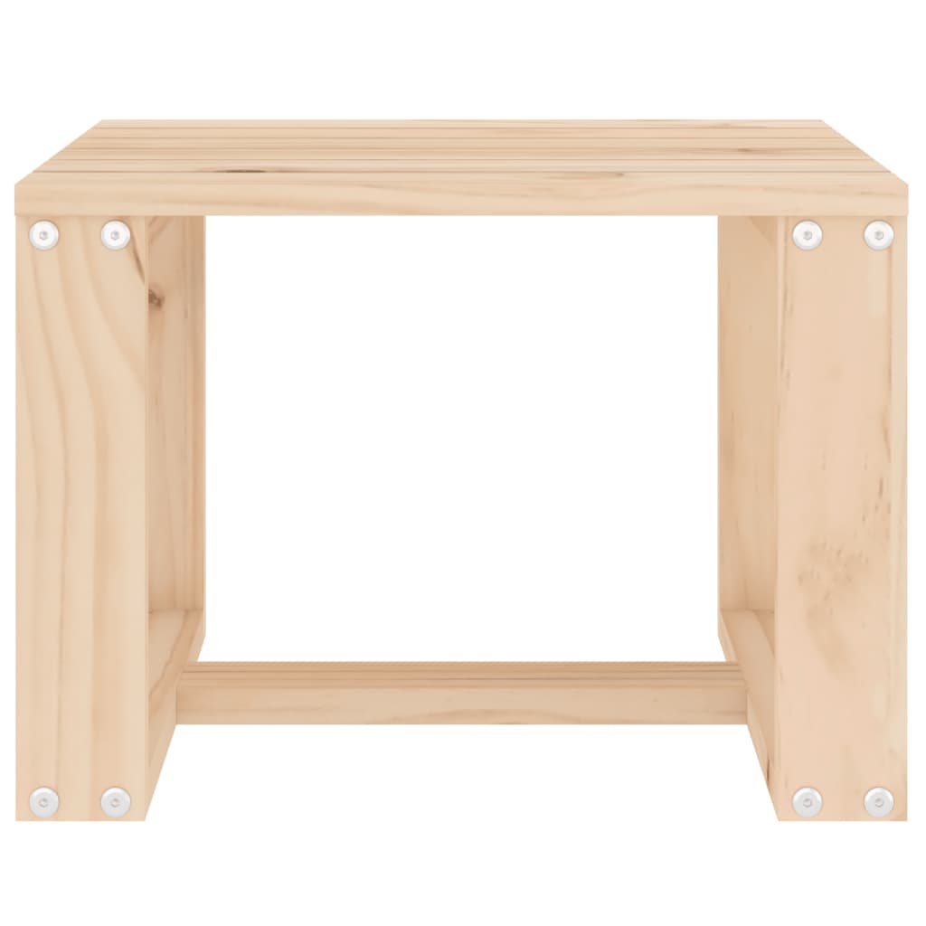 vidaXL havebord 40x38x28,5 cm massivt fyrretræ