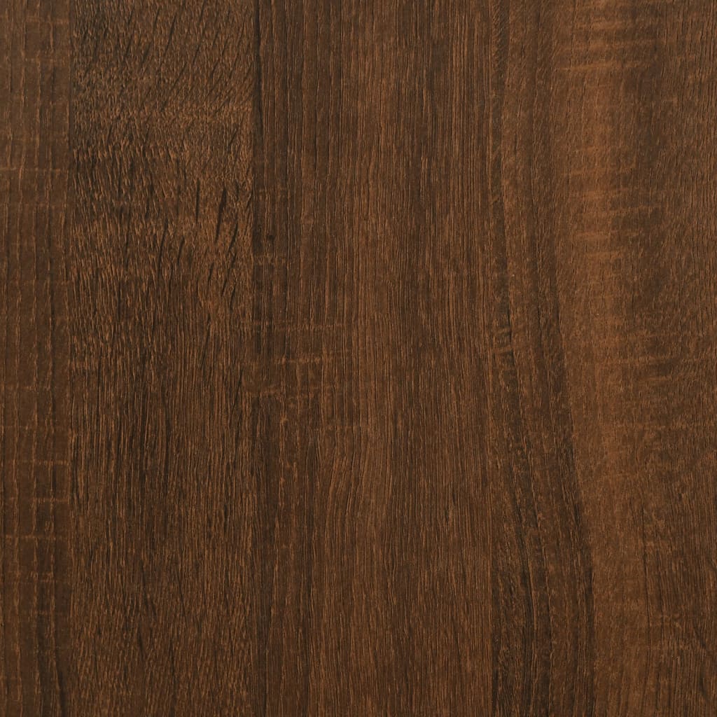 vidaXL skænke 2 stk. 60x35x70 cm konstrueret træ brun egetræsfarve