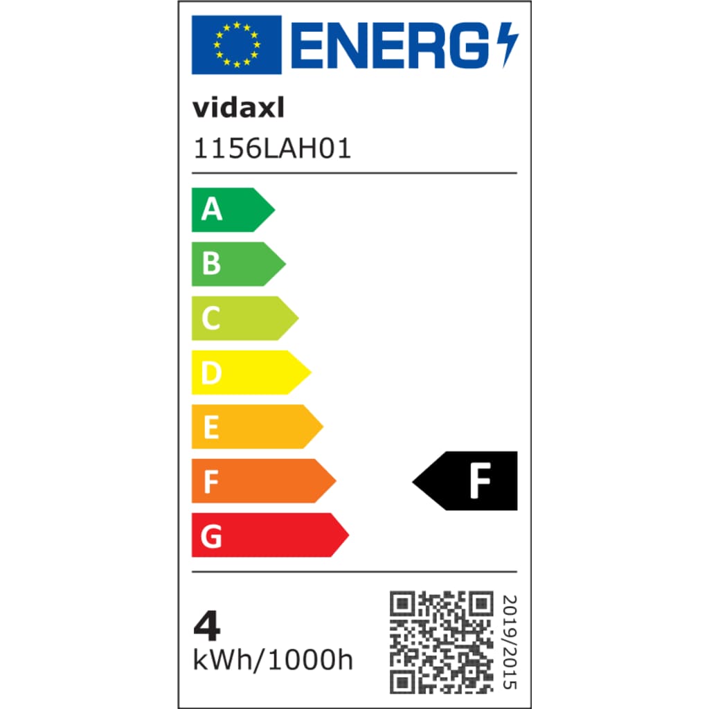 vidaXL loftlampe med 3 LED-pærer 12 W