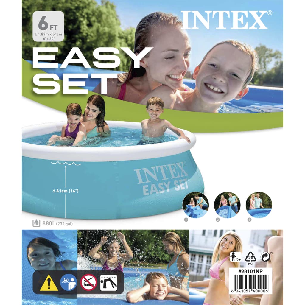 Intex swimmingpool Easy Set 183x51 cm 28101NP