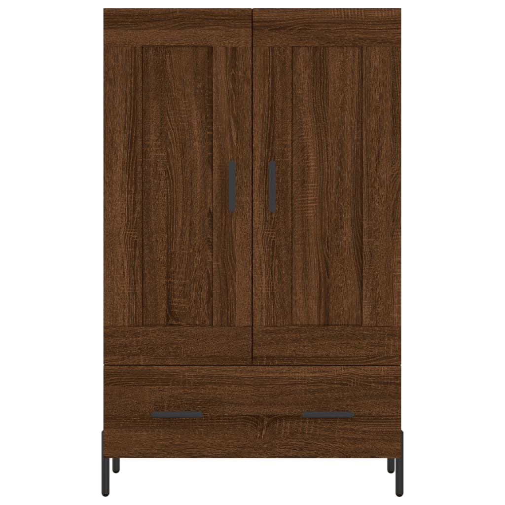 vidaXL skab 69,5x31x115 cm konstrueret træ brun sonoma-eg