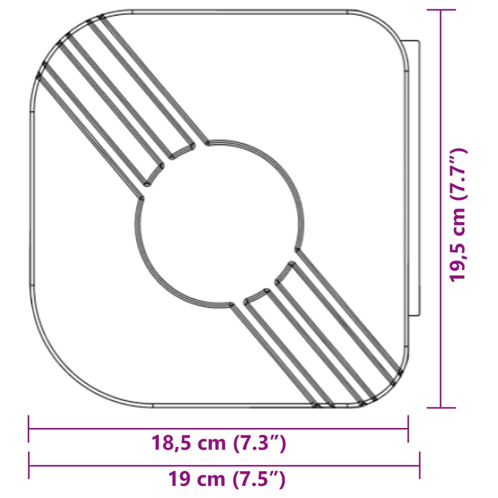 vidaXL foldemarkise 5x3 m stof og aluminium blå og hvid