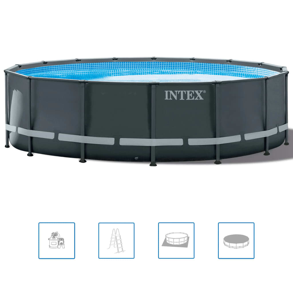 Intex Ultra XTR Frame swimmingpoolsæt 488x122 cm rund 26326GN