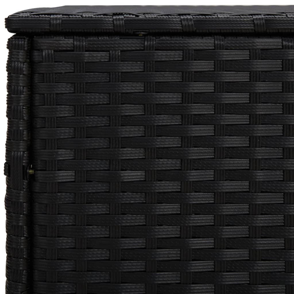 vidaXL sideborde 3 stk. polyrattan sort