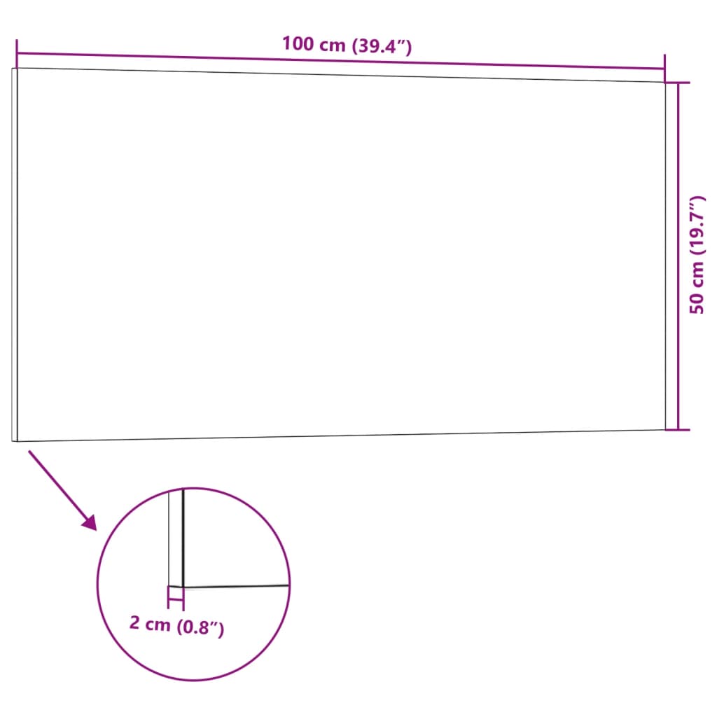 vidaXL 3D-vægpaneler 10 stk. 100x50 cm EPS rød og hvid