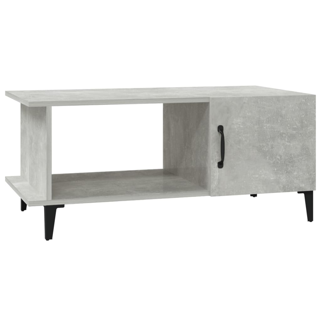 vidaXL sofabord 90x50x40 cm konstrueret træ betongrå