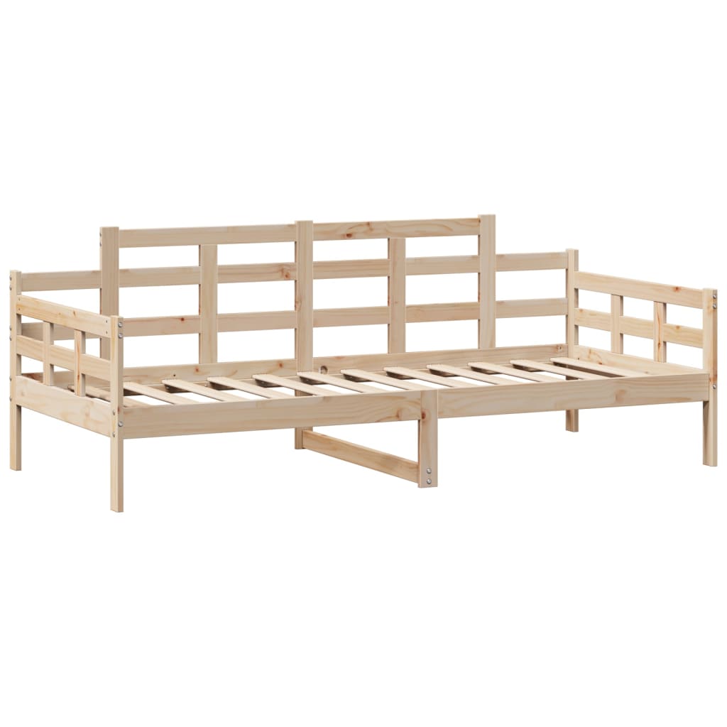 vidaXL daybed med skuffer 80x200 cm massivt fyrretræ