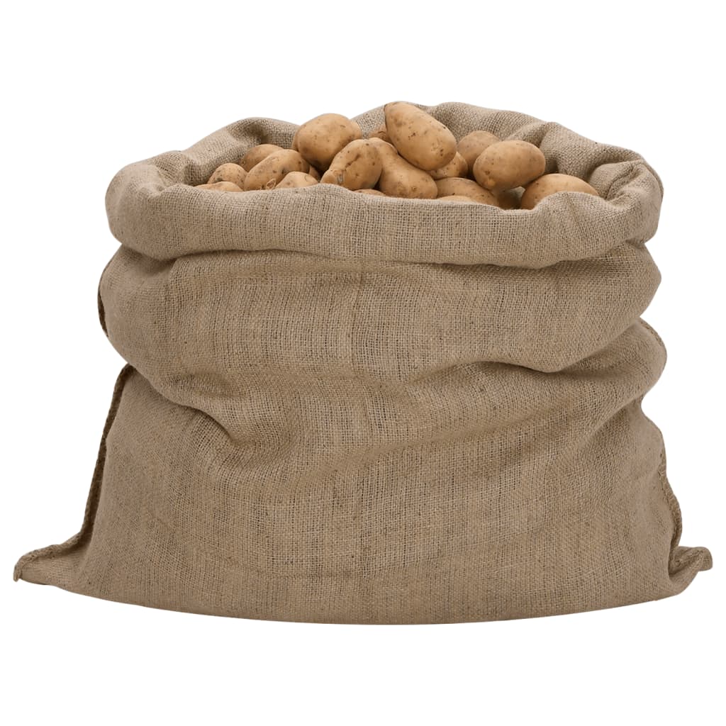 vidaXL jutesække 5 stk. 100x110 cm 100 % jute 340 g/m2