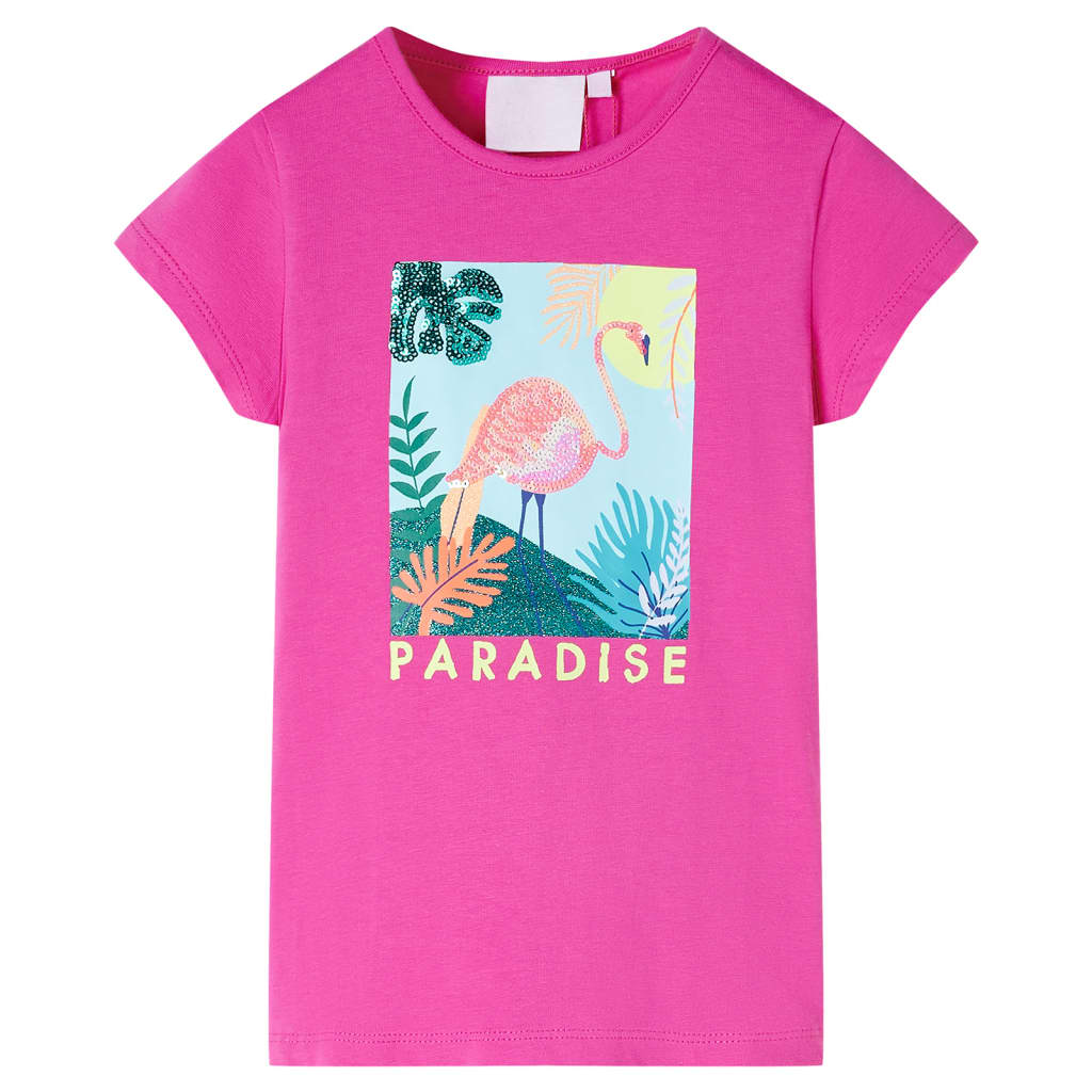 T-shirt til børn str. 92 pink