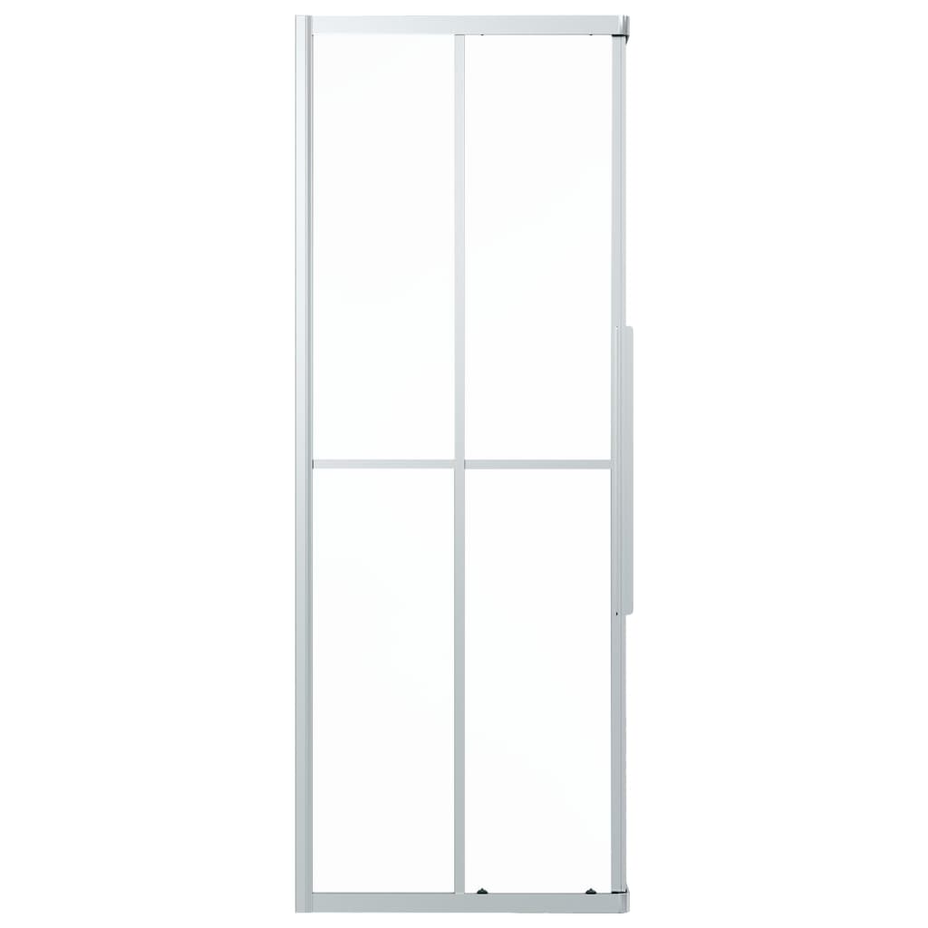 vidaXL brusekabine 70x70x180 cm matteret sikkerhedsglas