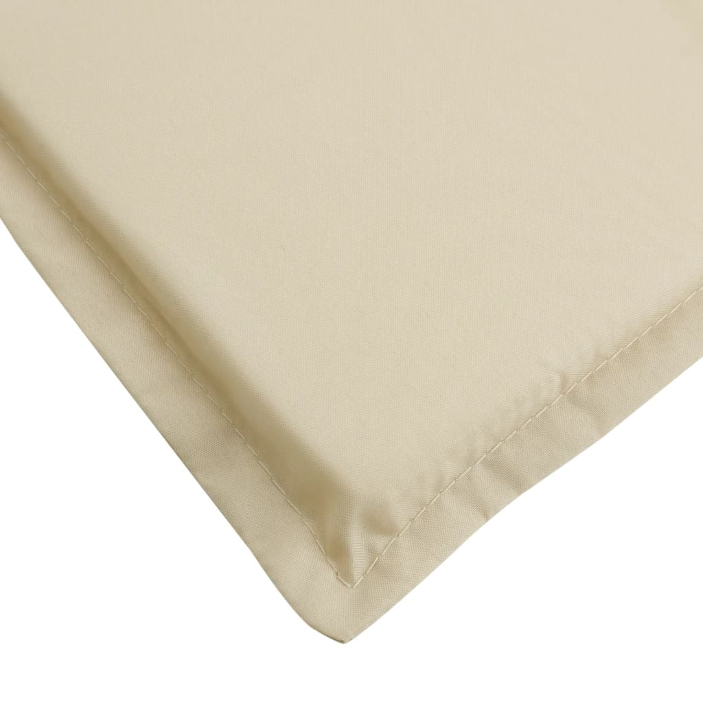 vidaXL hynde til liggestol 180x60x3 oxfordstof beige