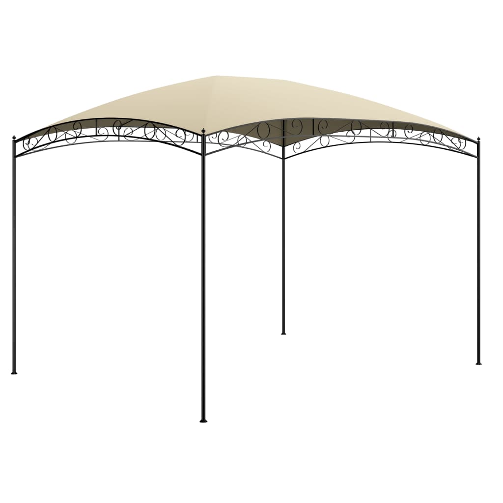 vidaXL pavillon 3x4x2,65 m 180 g/m² cremefarvet