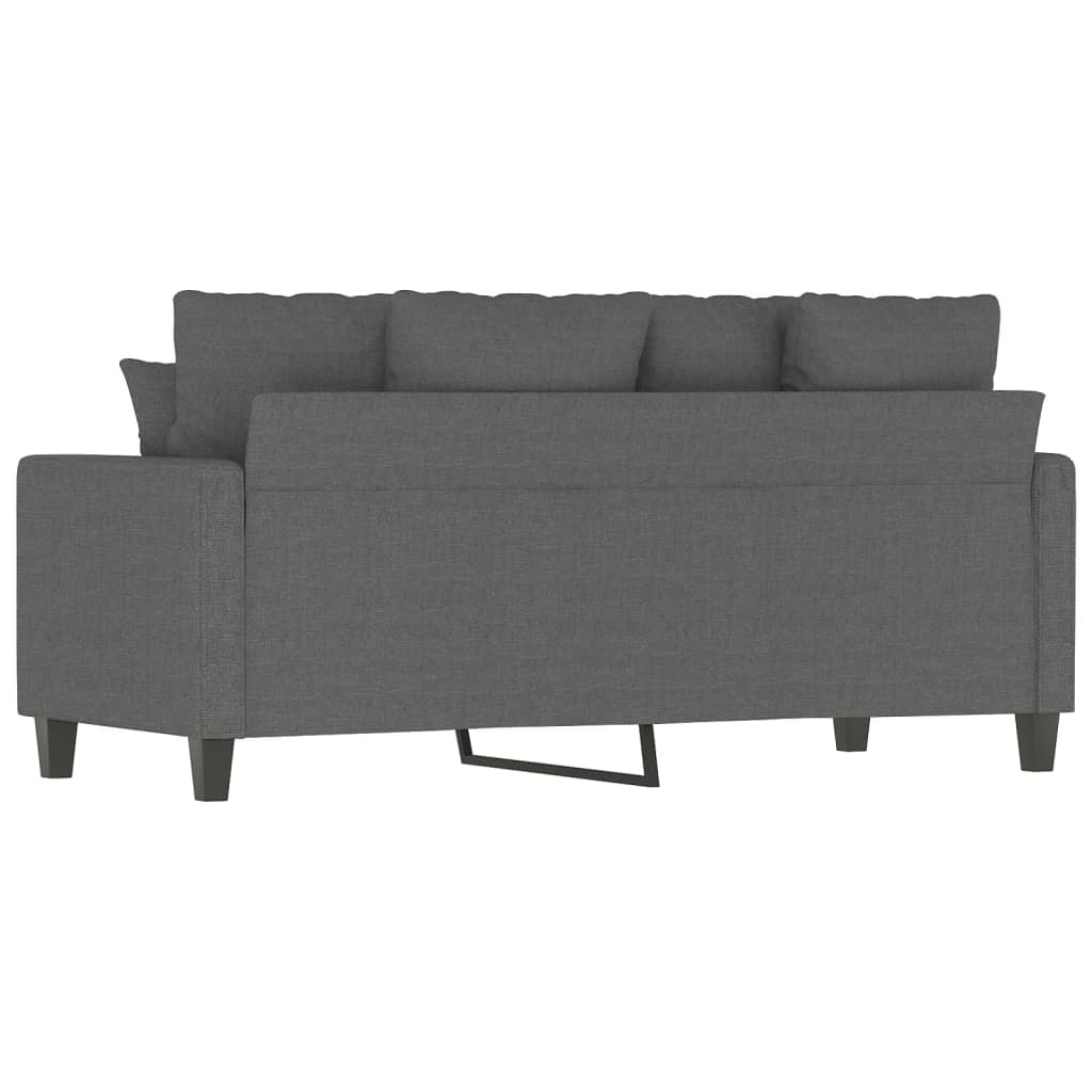 vidaXL 2-personers sofa 140 cm stof mørkegrå