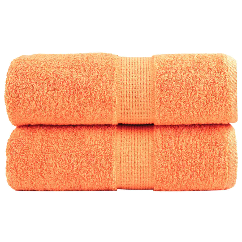 vidaXL håndklæder SOLUND 2 stk. Premium 30x30 cm 600 g/m2 orange