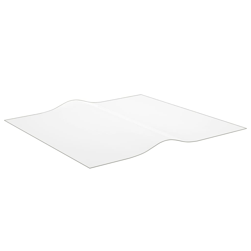 vidaXL bordbeskytter 90x90 cm 2 mm PVC transparent