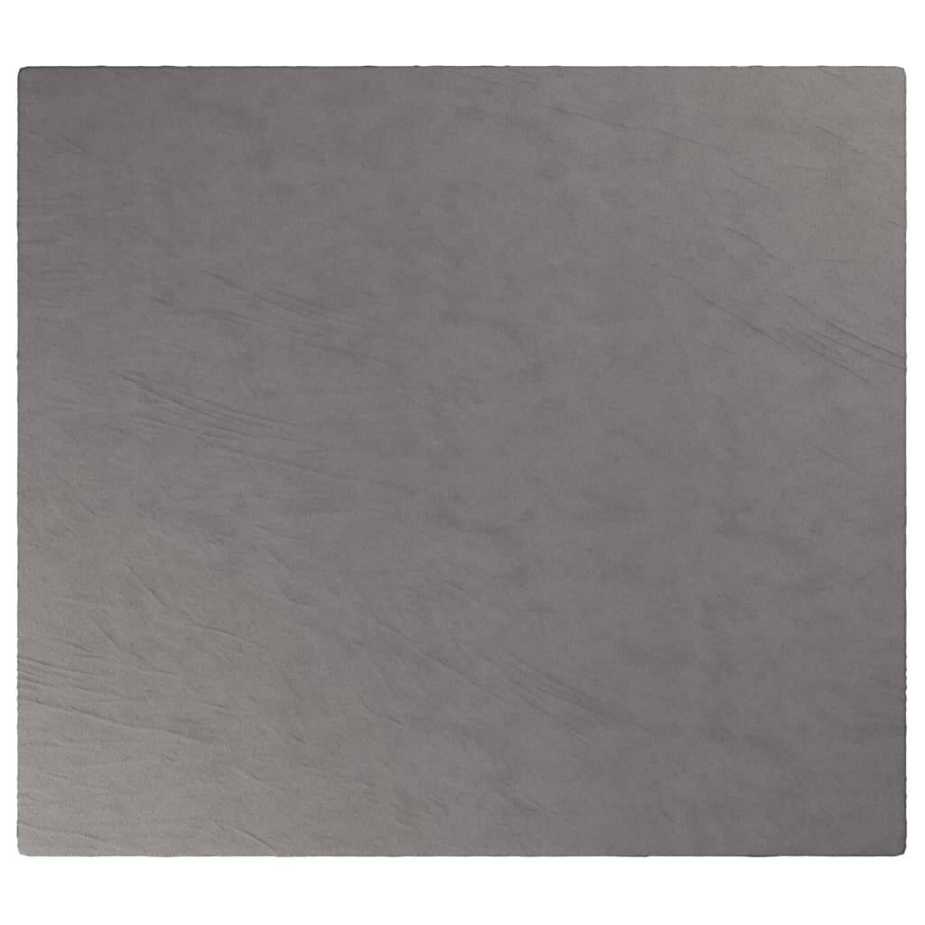 vidaXL tyngdetæppe med betræk 200x230 cm 9 kg stof grå