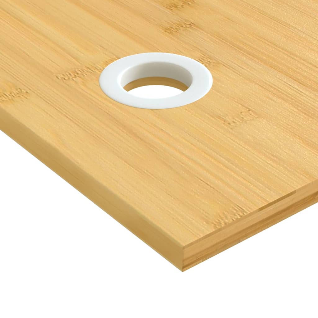 vidaXL bordplade til skrivebord 100x50x1,5 cm bambus