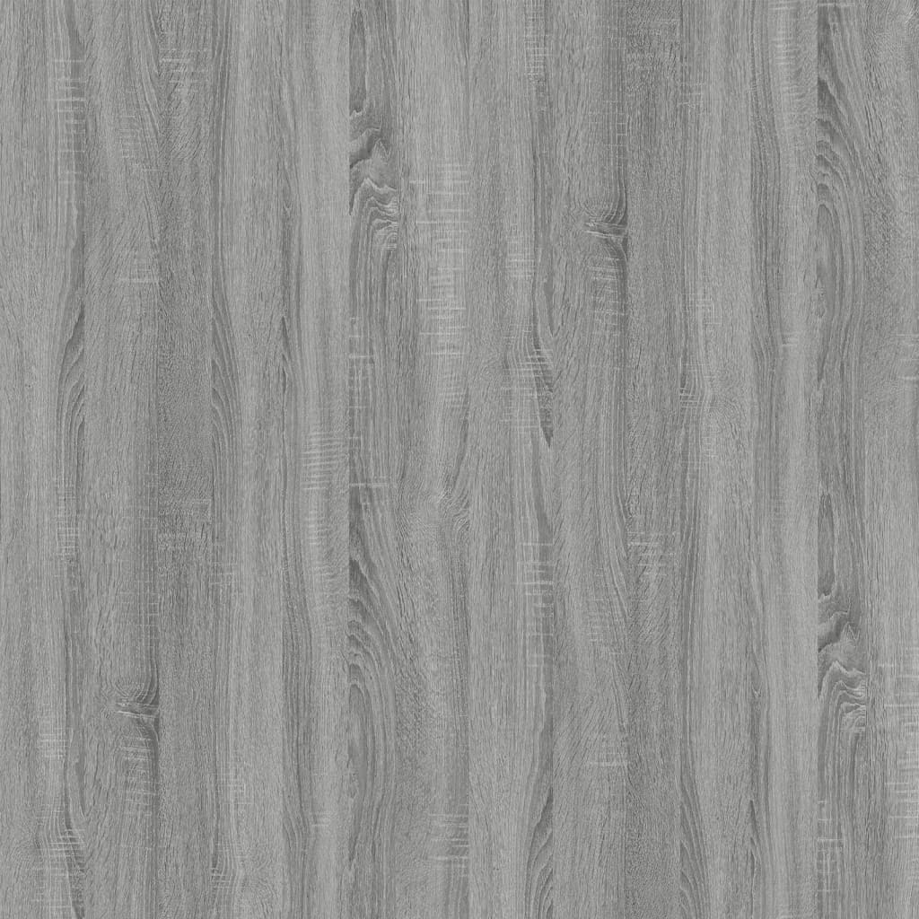 vidaXL sofabord 80x45x45 cm konstrueret træ og jern grå sonoma-eg